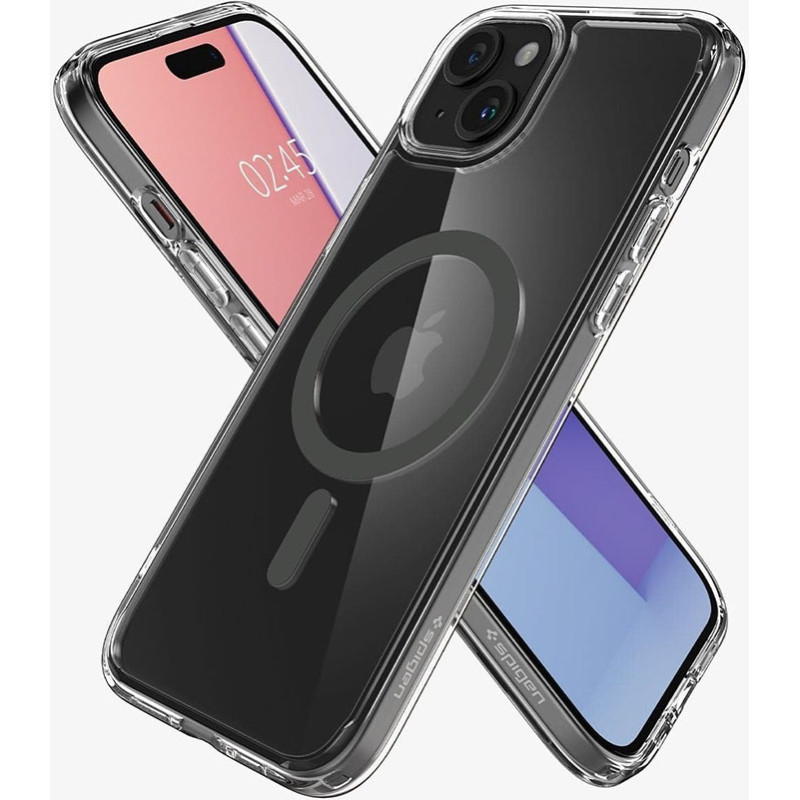 Чохол Spigen для iPhone 15 Plus Ultra Hybrid MagFit, Graphite