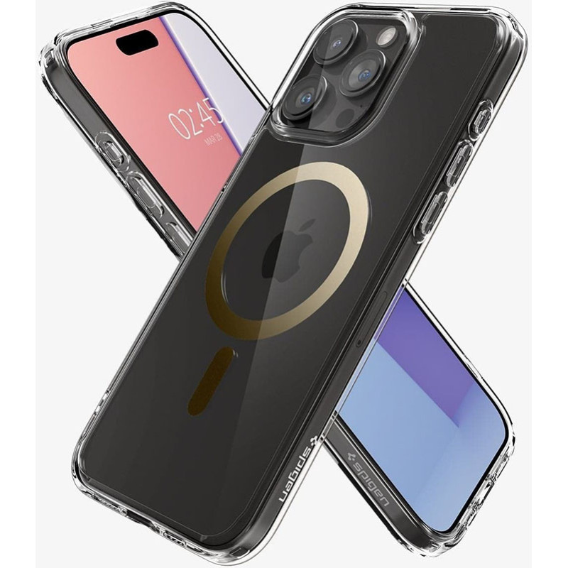 Чохол Spigen для Apple iPhone 15 Pro Max Ultra Hybrid MagFit, Gold