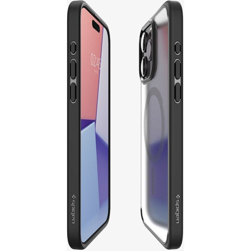 Чохол Spigen для Apple iPhone 15 Pro Ultra Hybrid MagFit, Frost Black