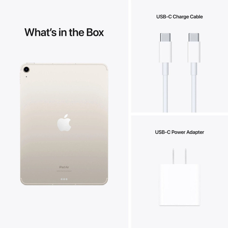 Планшет Apple iPad Air 10.9" Wi-Fi 256Gb Starlight