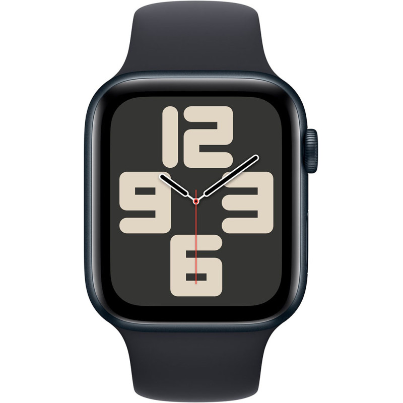 Смартгодинник Apple Watch SE GPS 44mm Midnight Aluminium Case with Midnight Sport Band – S/M