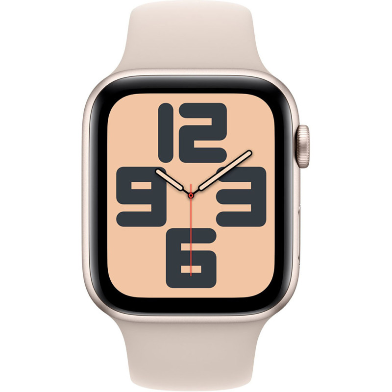 Смартгодинник Apple Watch SE GPS 44mm Starlight Aluminium Case with Starlight Sport Band – S/M